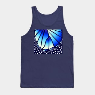 Beautiful Butterfly - Blue Tank Top